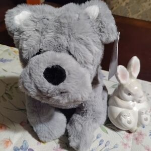 Medium Sitting Bulldog Plush,Toy